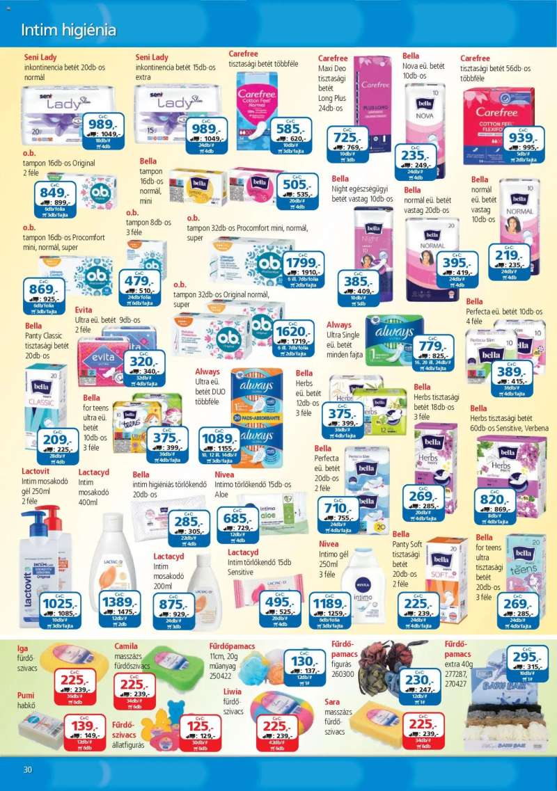 ÁRKLUB Akciós újság ÁRKLUB 30 oldal