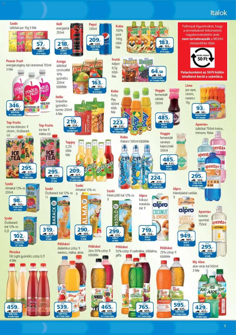 ÁRKLUB Akciós újság ÁRKLUB 9 oldal
