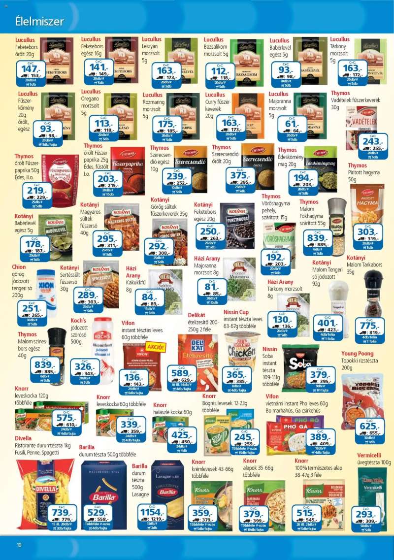 ÁRKLUB Akciós újság ÁRKLUB 10 oldal