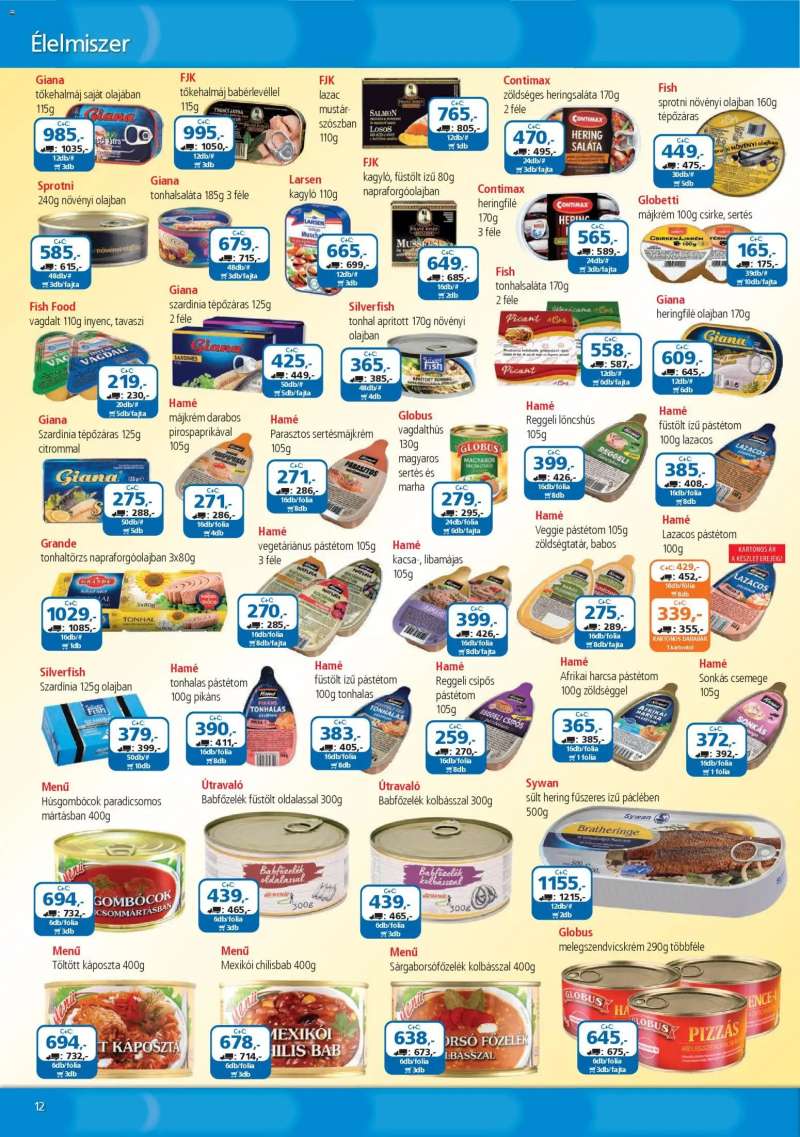 ÁRKLUB Akciós újság ÁRKLUB 12 oldal
