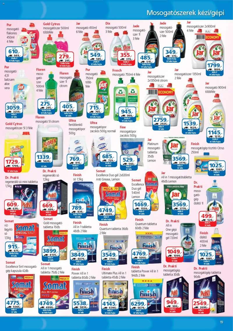 ÁRKLUB Akciós újság ÁRKLUB 19 oldal