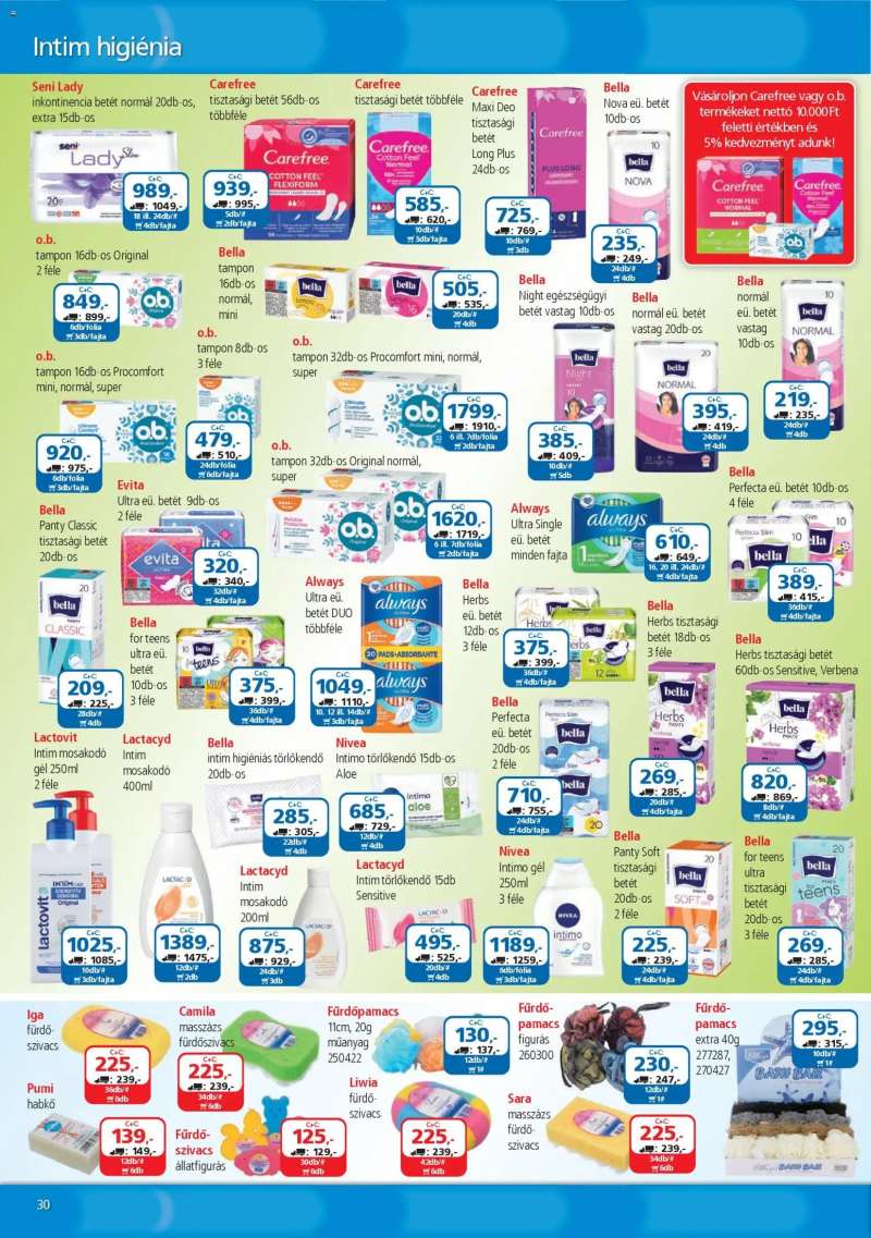 ÁRKLUB Akciós újság ÁRKLUB 30 oldal