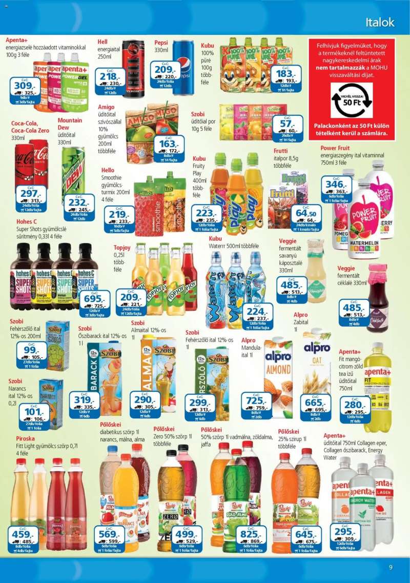 ÁRKLUB Akciós újság ÁRKLUB 9 oldal