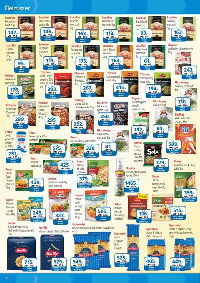 ÁRKLUB ÁRKLUB akciós újság 10 oldal