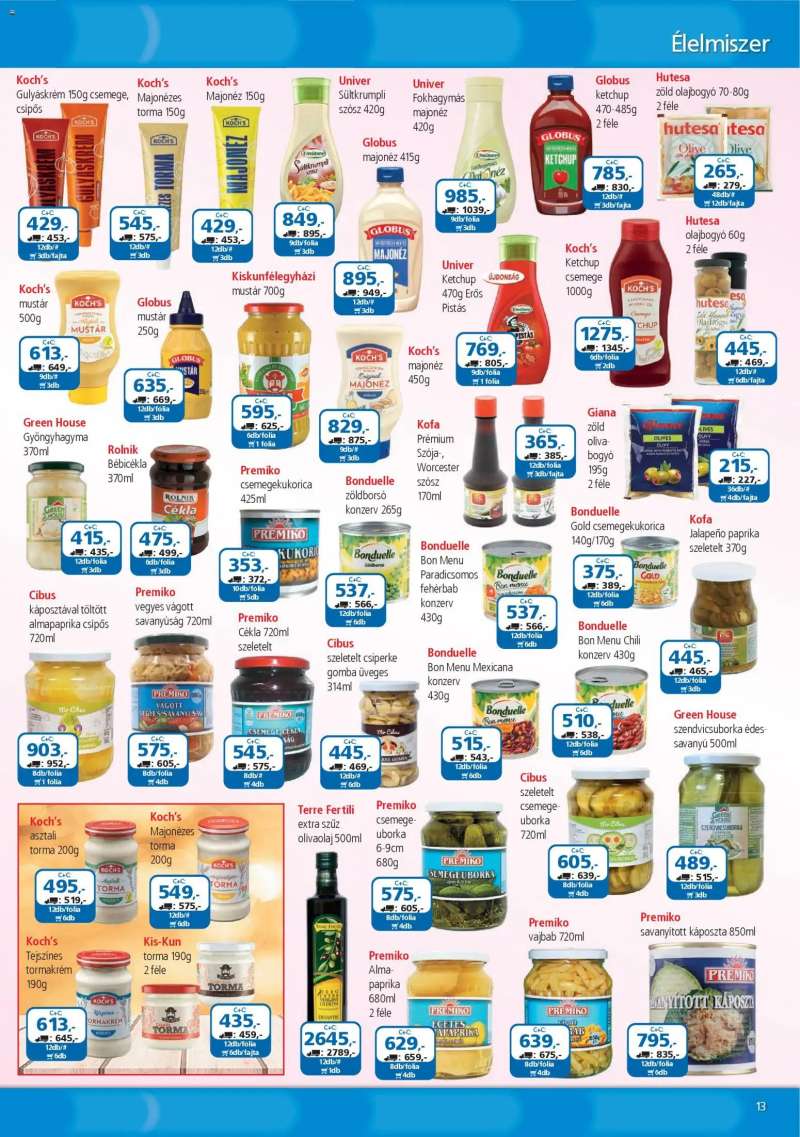 ÁRKLUB ÁRKLUB akciós újság 13 oldal