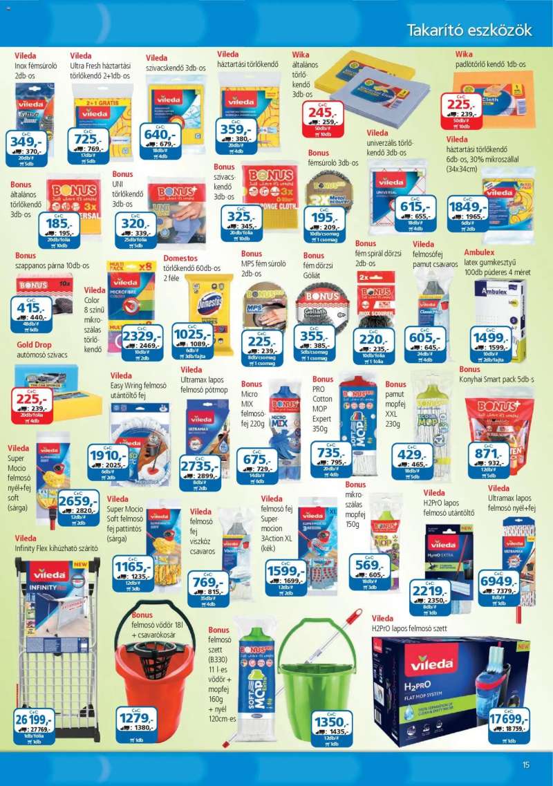 ÁRKLUB ÁRKLUB akciós újság 15 oldal