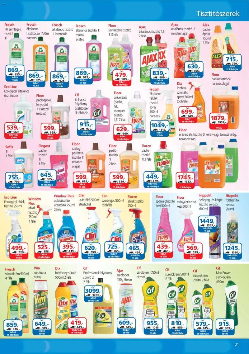 ÁRKLUB ÁRKLUB akciós újság 21 oldal