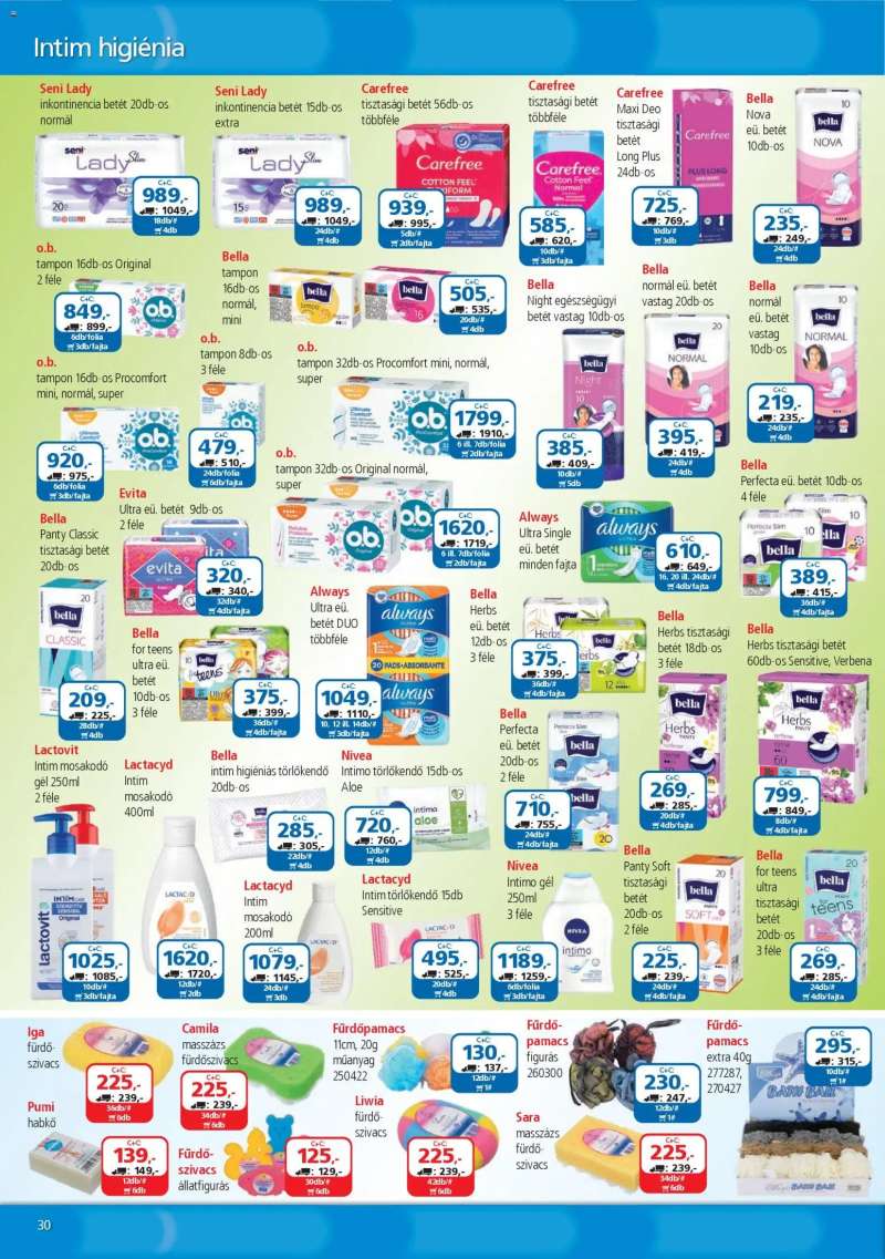 ÁRKLUB ÁRKLUB akciós újság 30 oldal