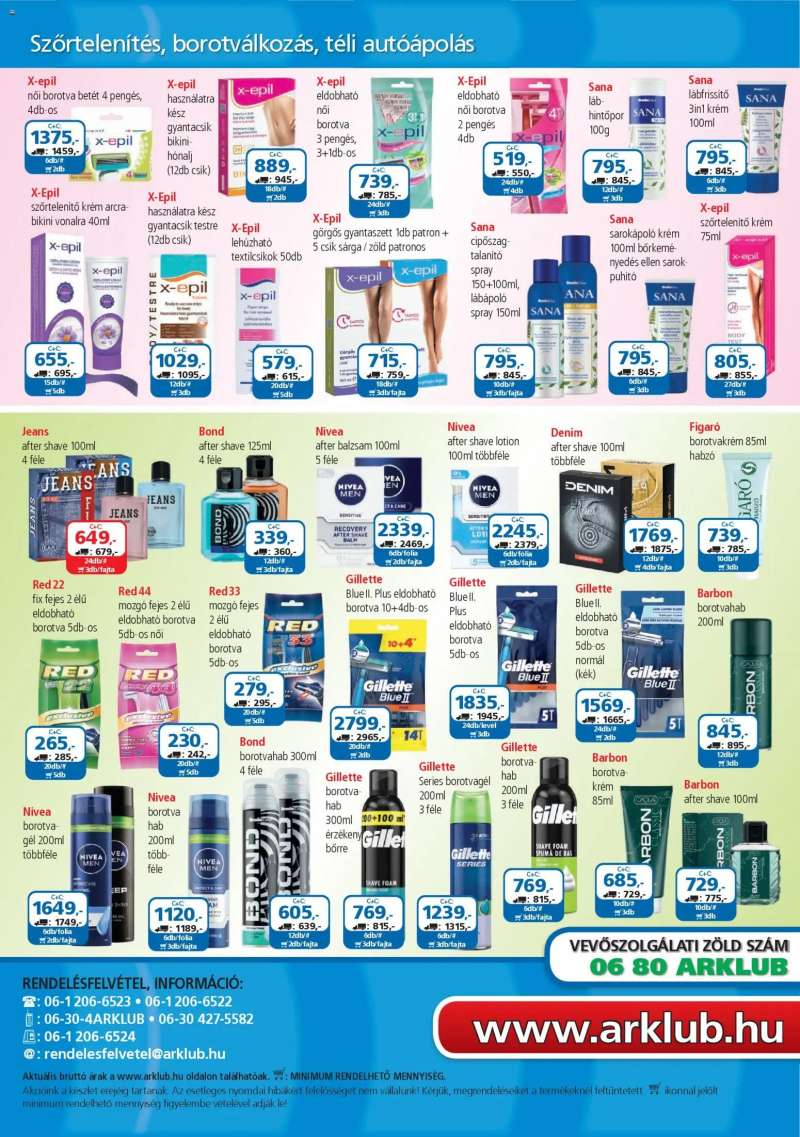 ÁRKLUB ÁRKLUB akciós újság 32 oldal