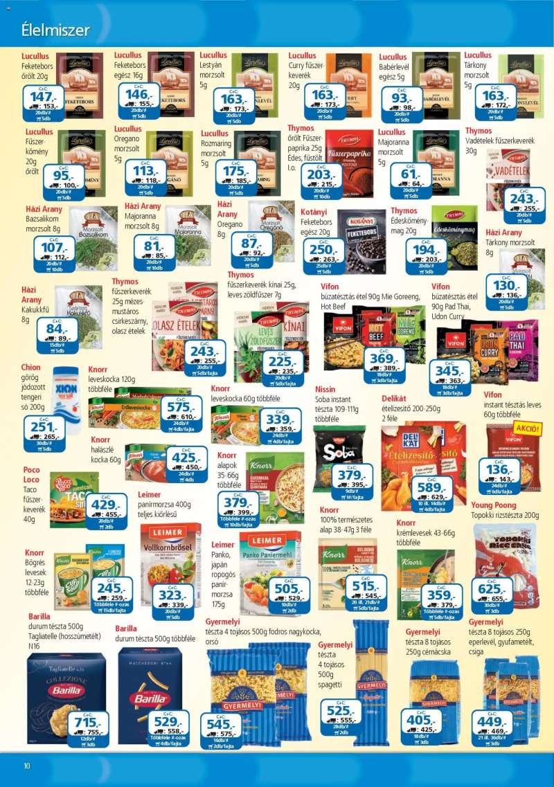 ÁRKLUB ÁRKLUB akciós újság 10 oldal