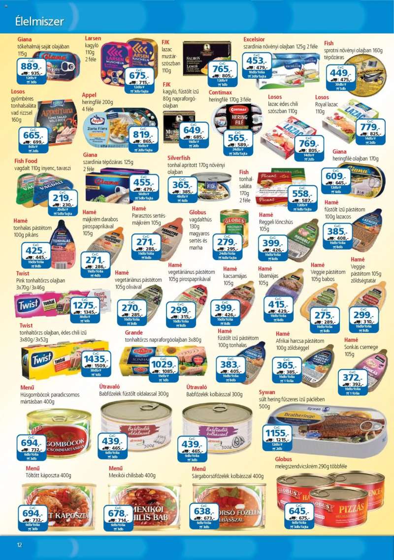 ÁRKLUB ÁRKLUB akciós újság 12 oldal