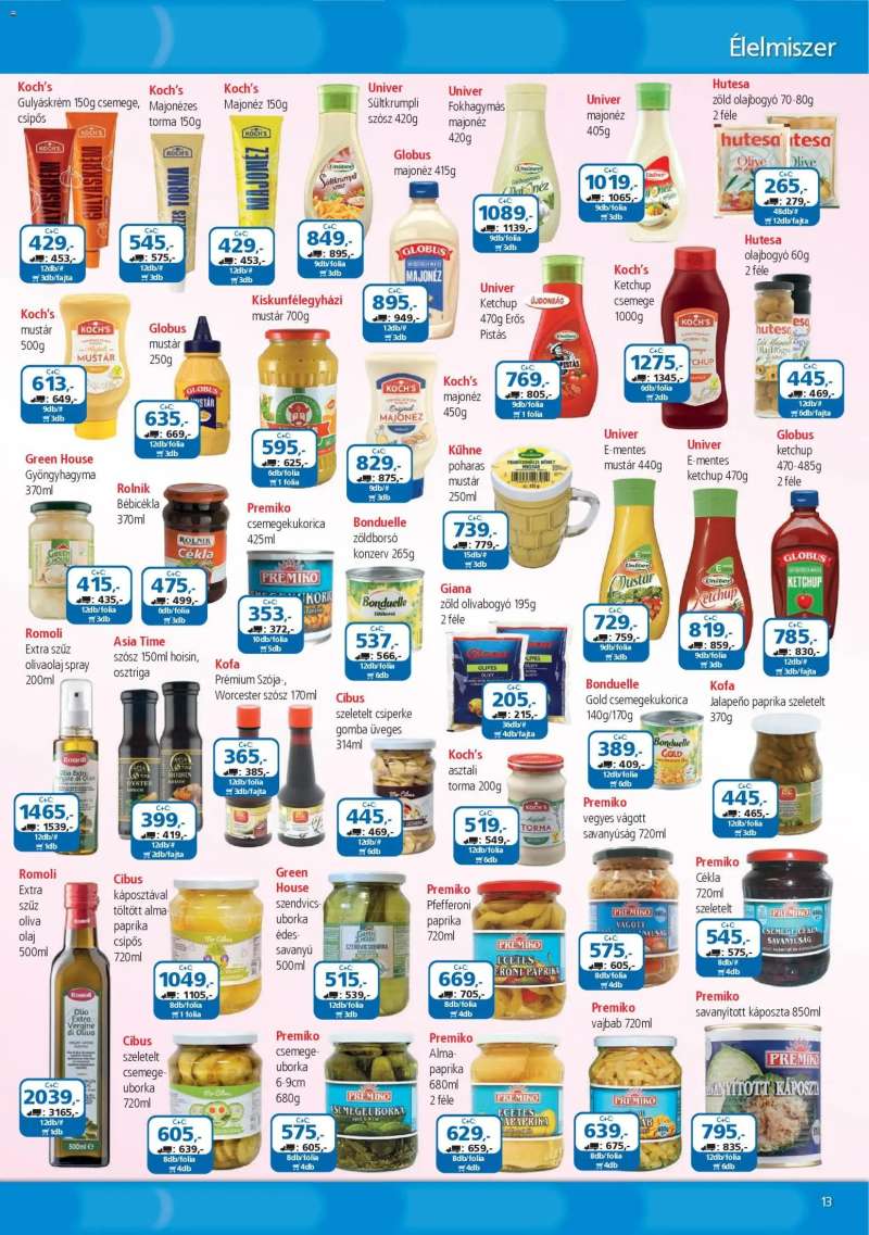 ÁRKLUB ÁRKLUB akciós újság 13 oldal