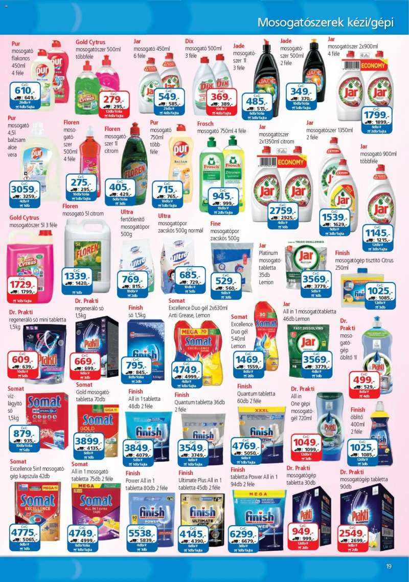 ÁRKLUB ÁRKLUB akciós újság 19 oldal