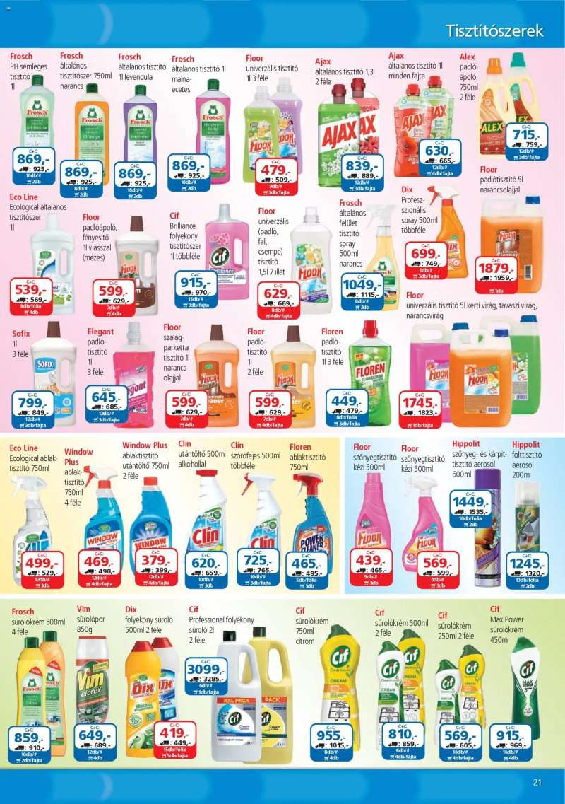 ÁRKLUB ÁRKLUB akciós újság 21 oldal