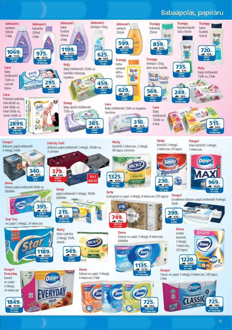 ÁRKLUB ÁRKLUB akciós újság 25 oldal