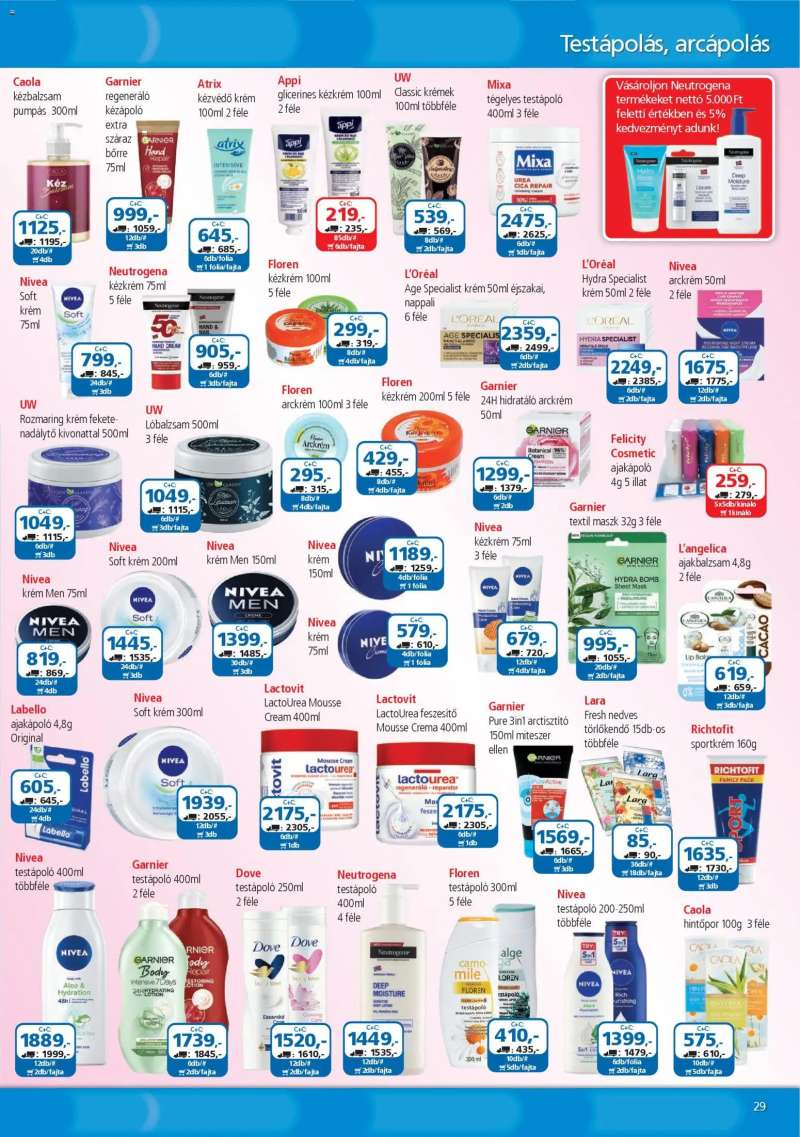 ÁRKLUB ÁRKLUB akciós újság 29 oldal