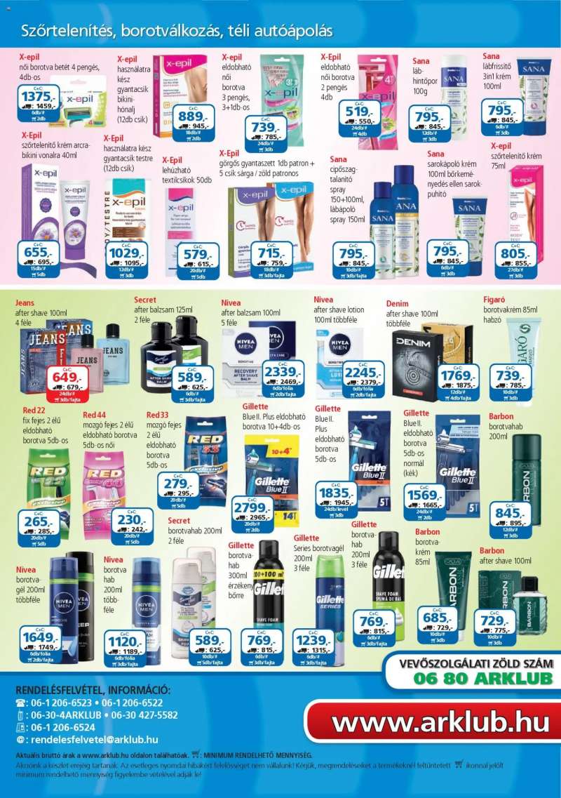 ÁRKLUB ÁRKLUB akciós újság 32 oldal