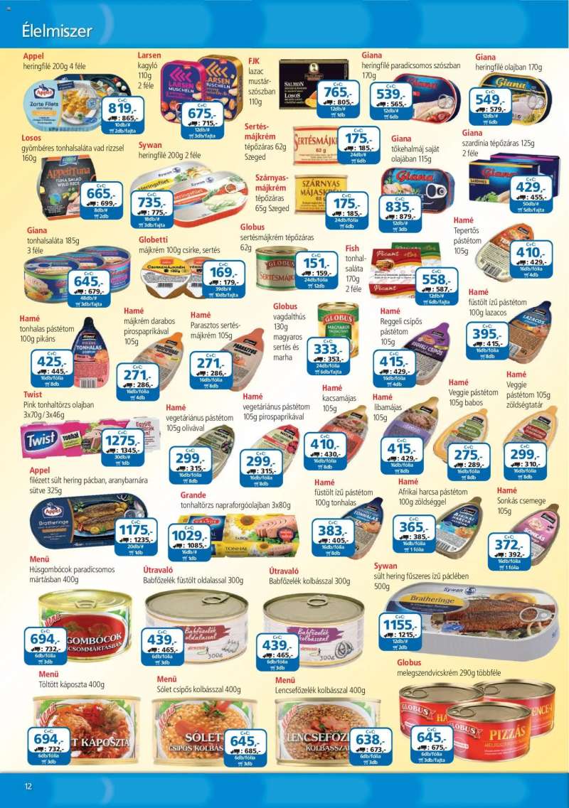 ÁRKLUB ÁRKLUB akciós újság 12 oldal