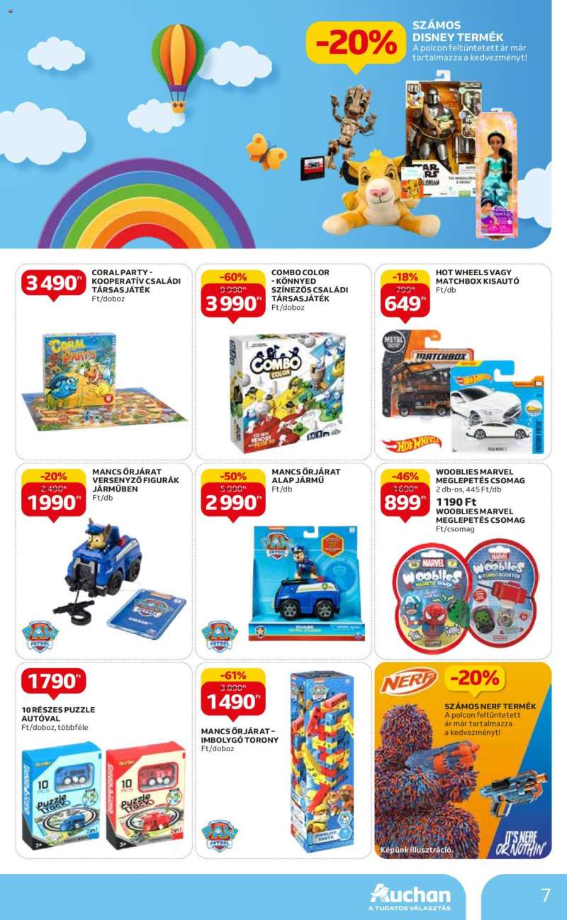 Auchan Gyereknapi ajánlatok / Hipermarket 7 oldal
