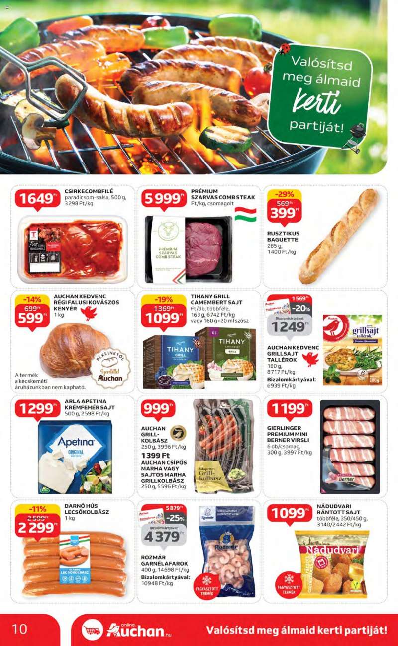 Auchan Hipermarket akciós újság 10 oldal