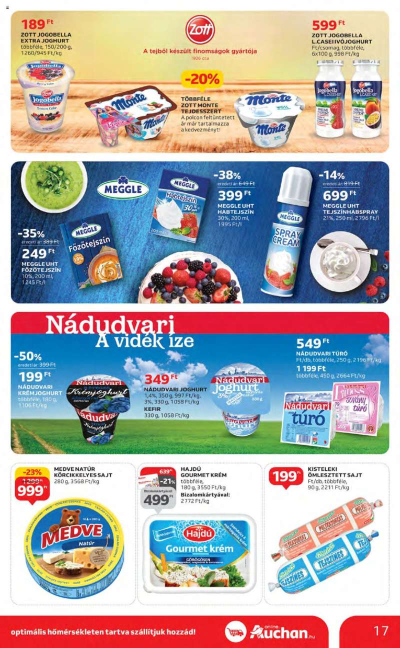 Auchan Hipermarket akciós újság 17 oldal
