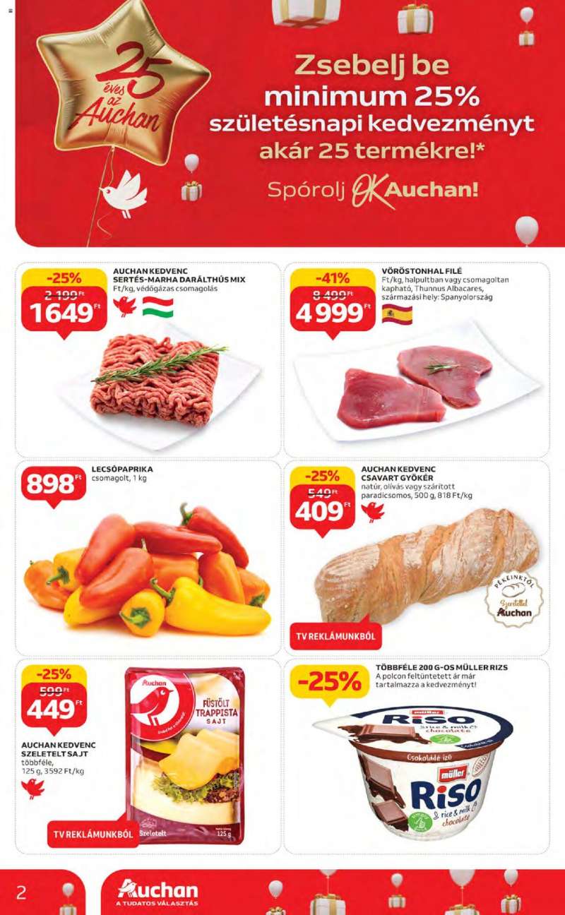 Auchan Hipermarket akciós újság 2 oldal