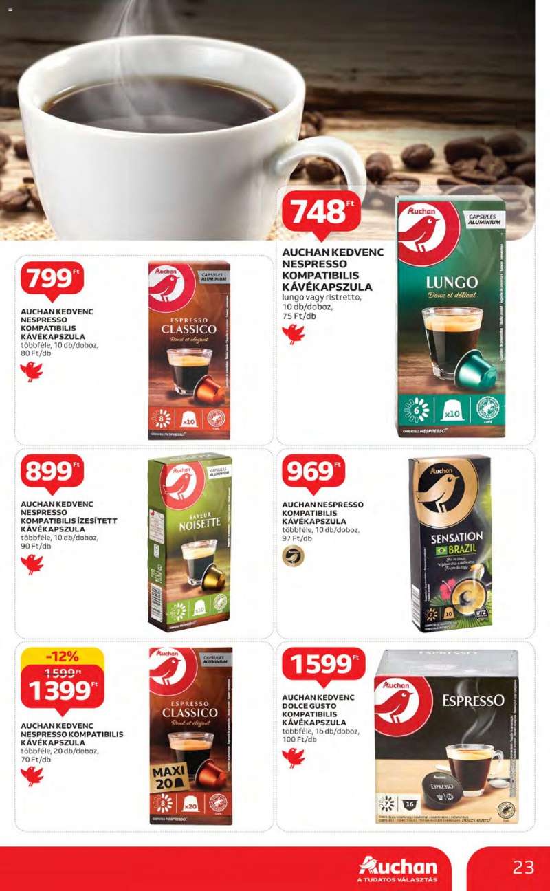 Auchan Hipermarket akciós újság 23 oldal