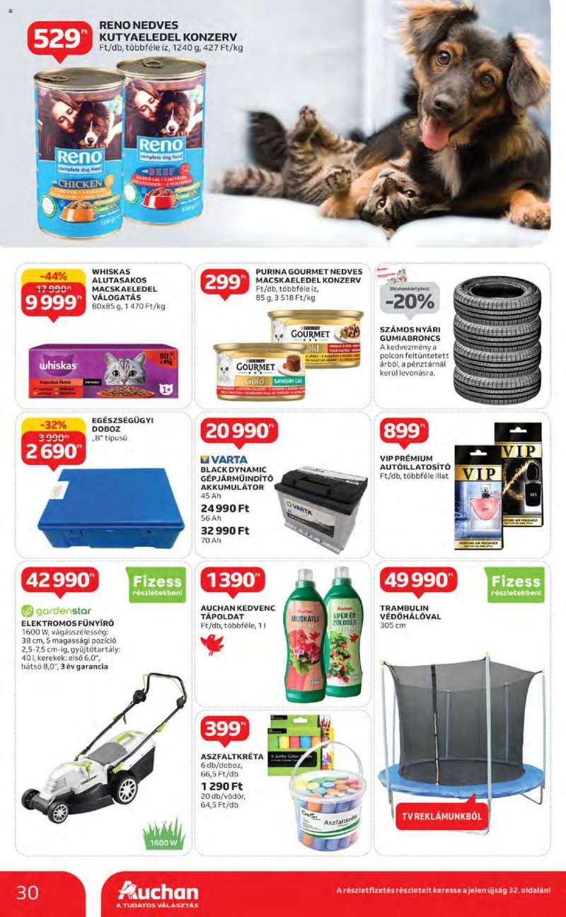 Auchan Hipermarket akciós újság 30 oldal