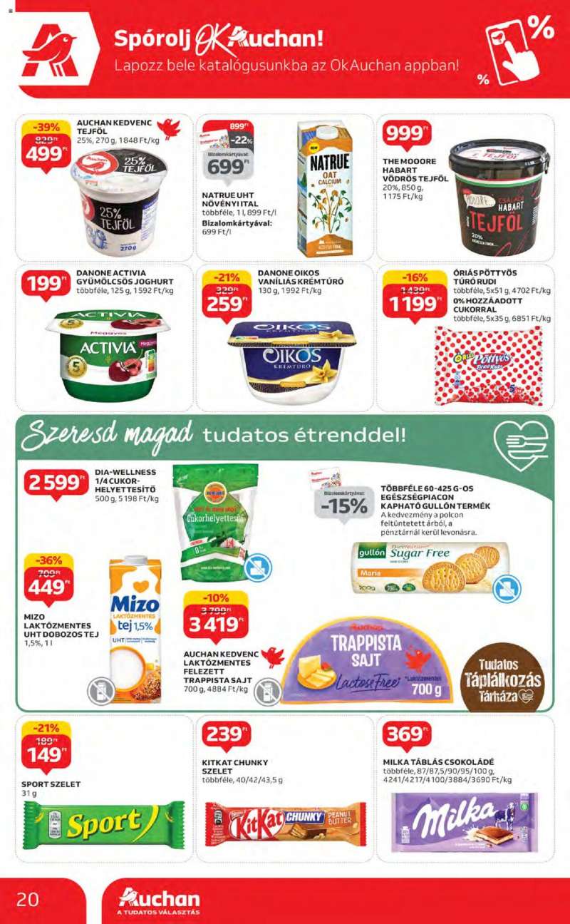 Auchan Szupermarket akciós újság 20 oldal