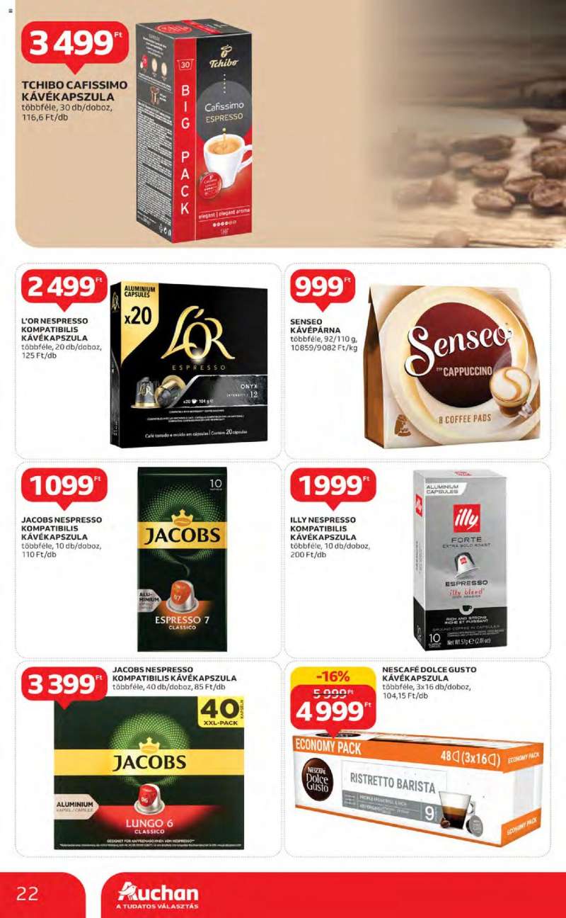 Auchan Szupermarket akciós újság 22 oldal