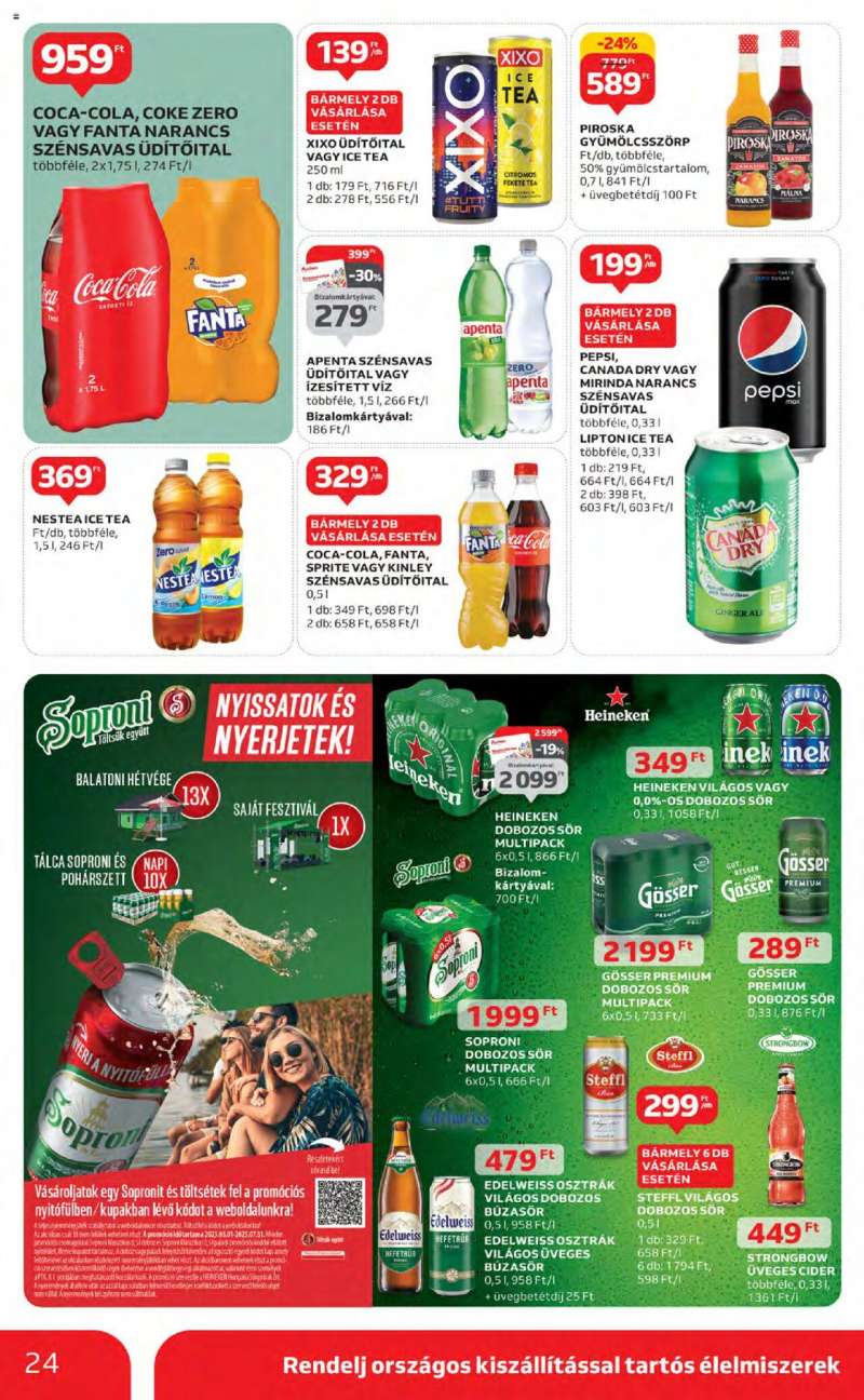 Auchan Szupermarket akciós újság 24 oldal