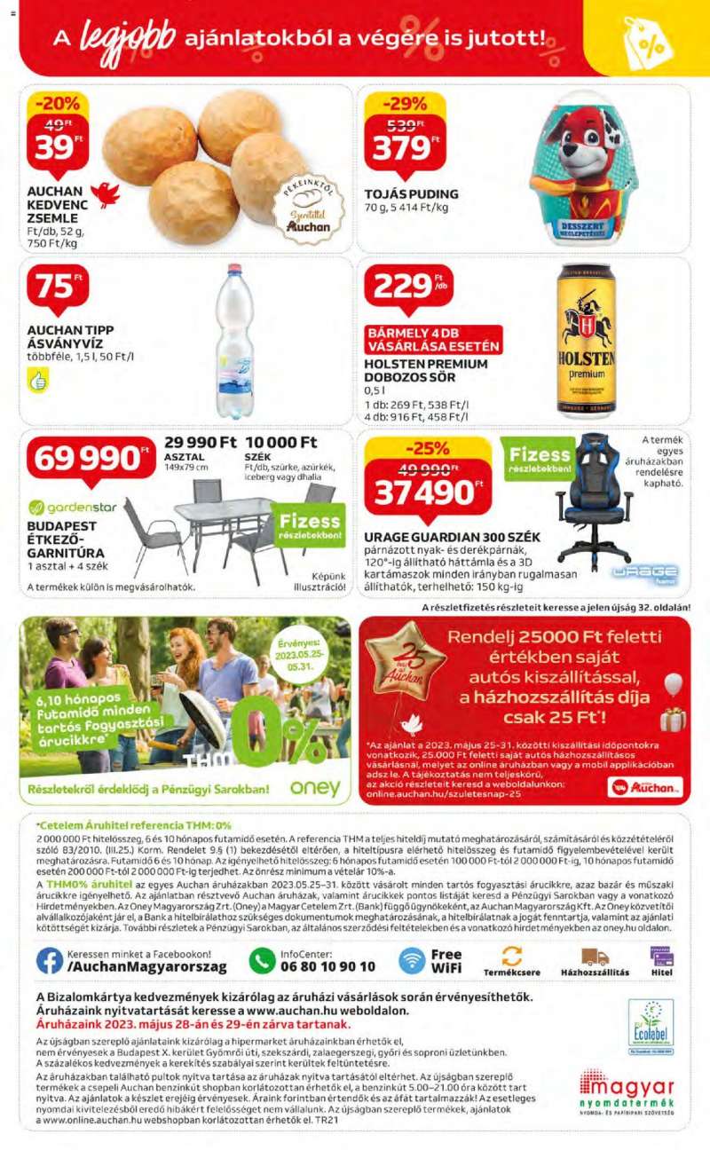 Auchan Szupermarket akciós újság 40 oldal