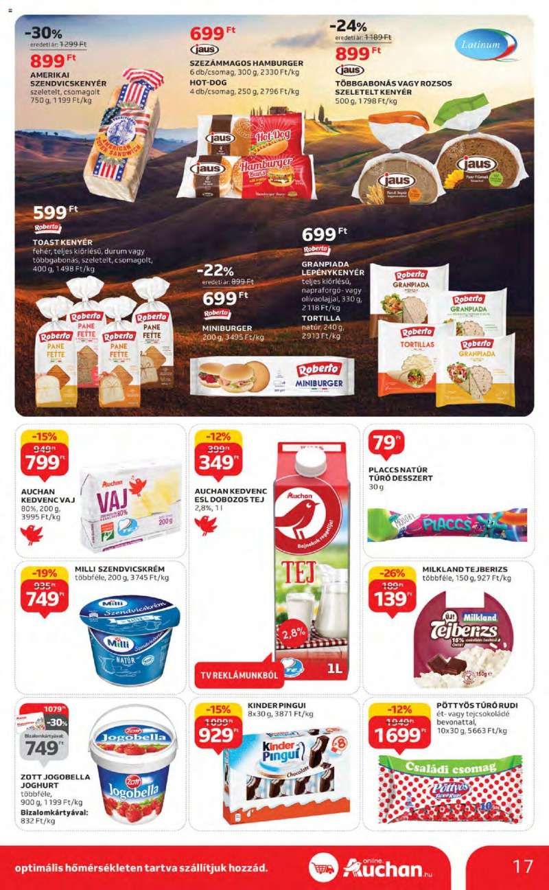 Auchan Hipermarket akciós újság 17 oldal