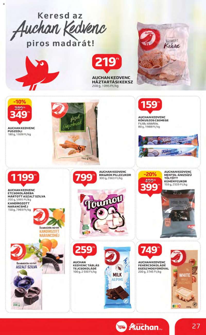 Auchan Hipermarket akciós újság 27 oldal