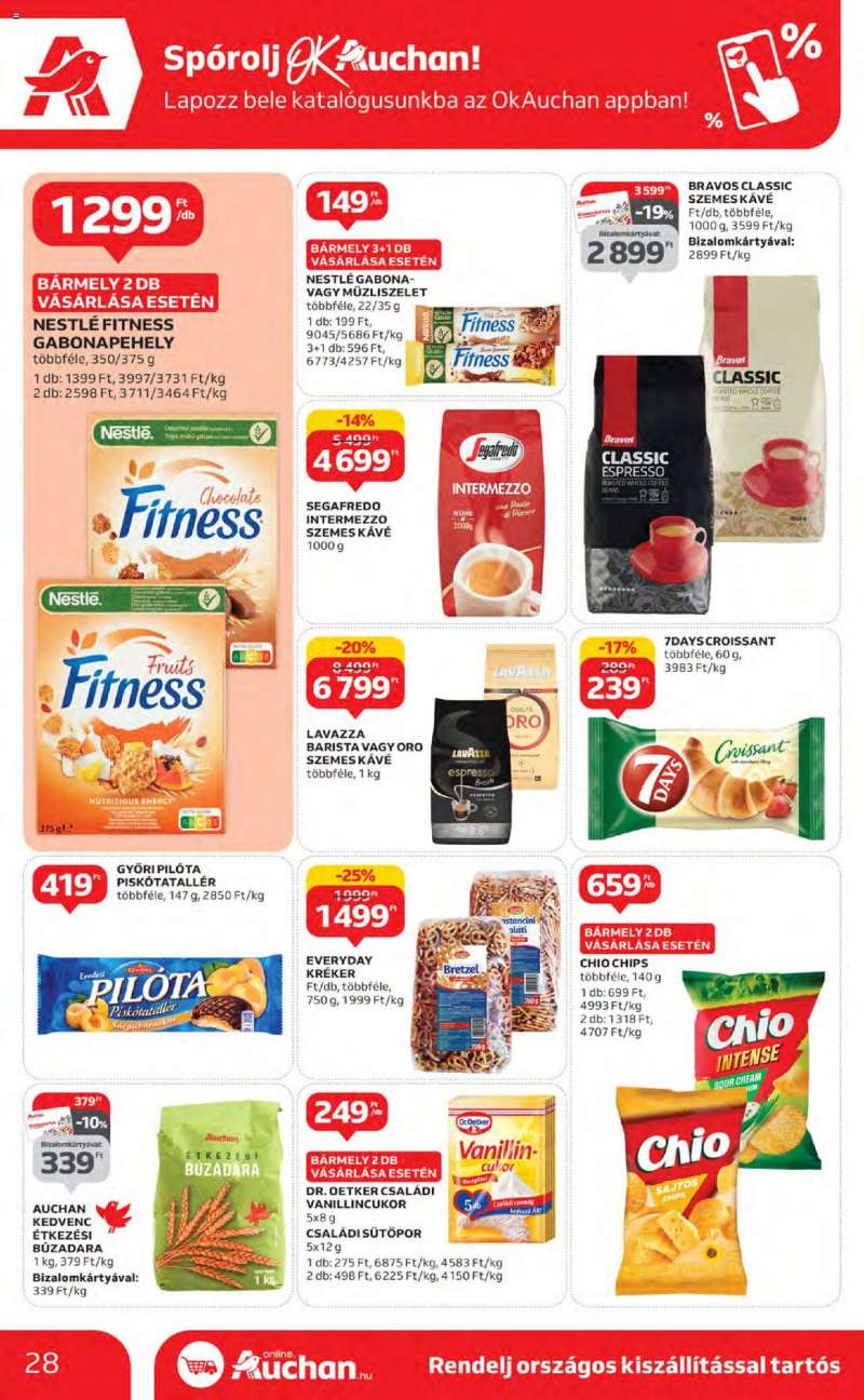 Auchan Hipermarket akciós újság 28 oldal