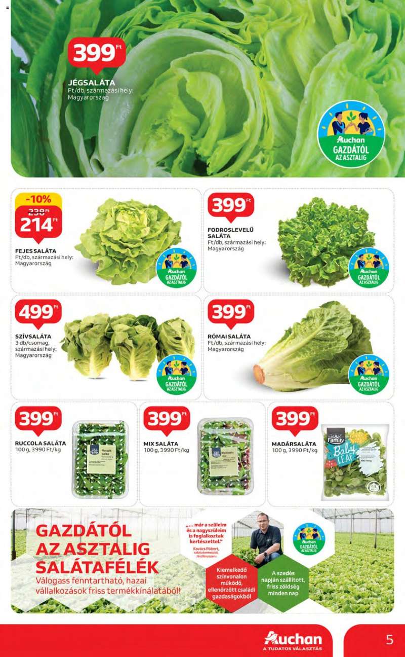 Auchan Hipermarket akciós újság 5 oldal