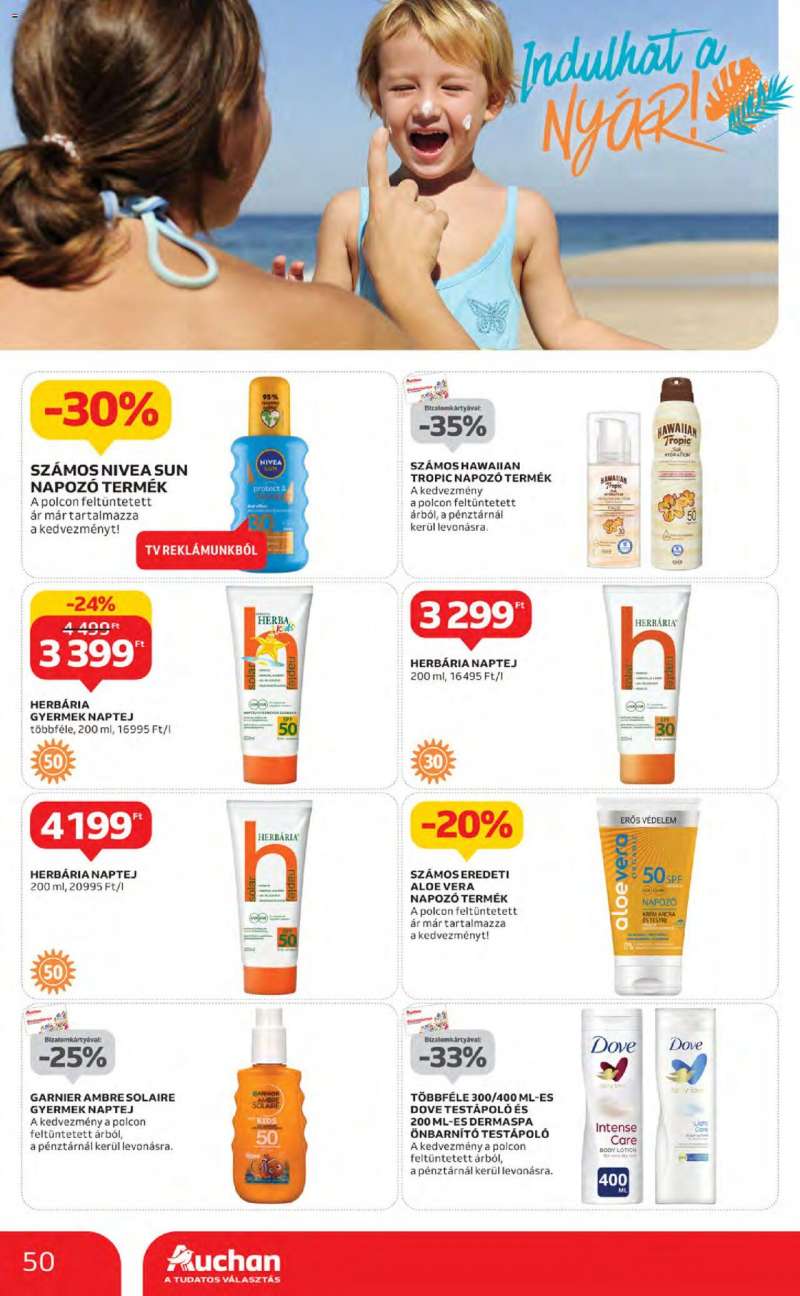Auchan Hipermarket akciós újság 50 oldal