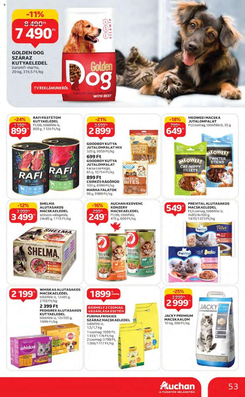 Auchan Hipermarket akciós újság 53 oldal