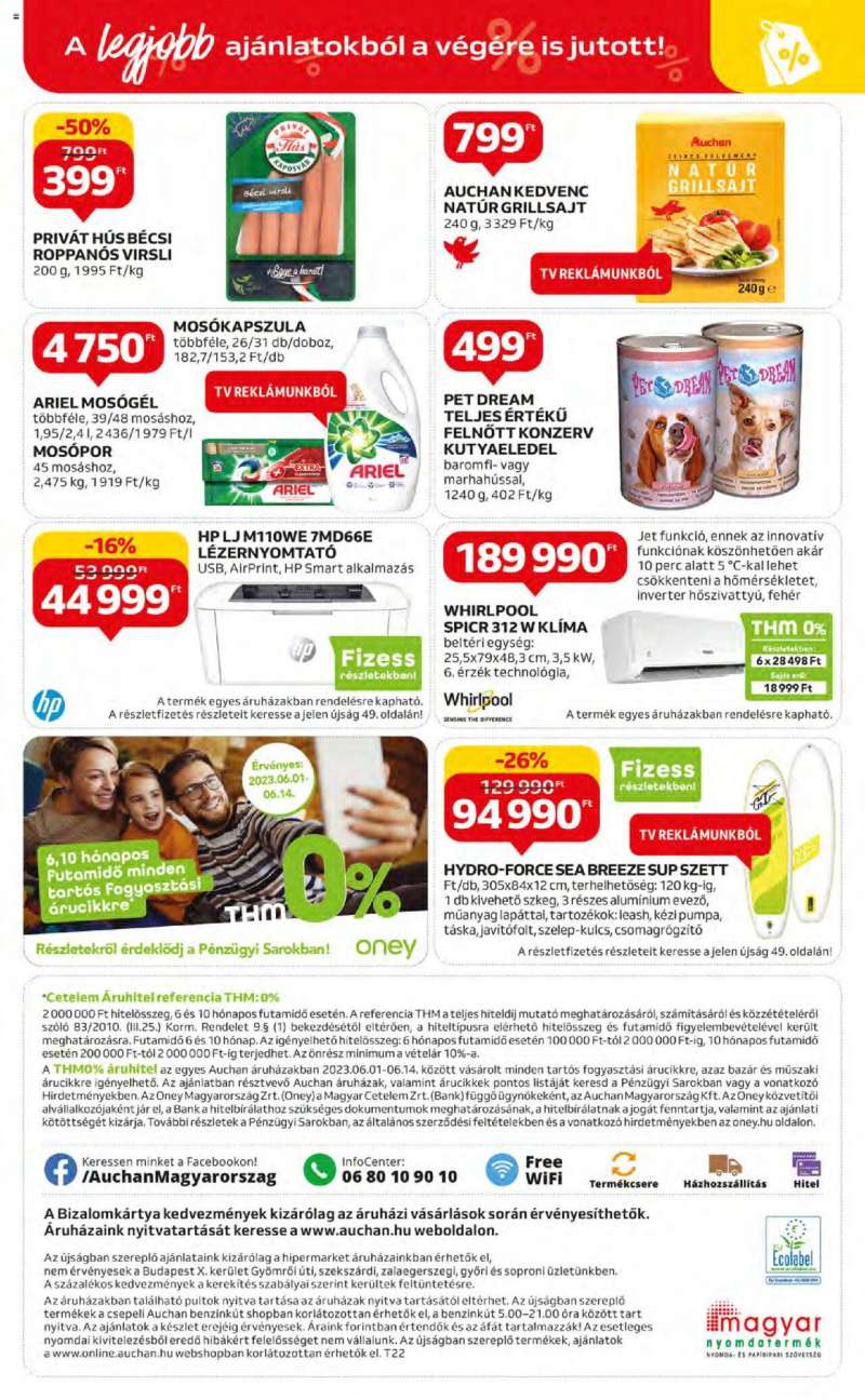 Auchan Hipermarket akciós újság 62 oldal