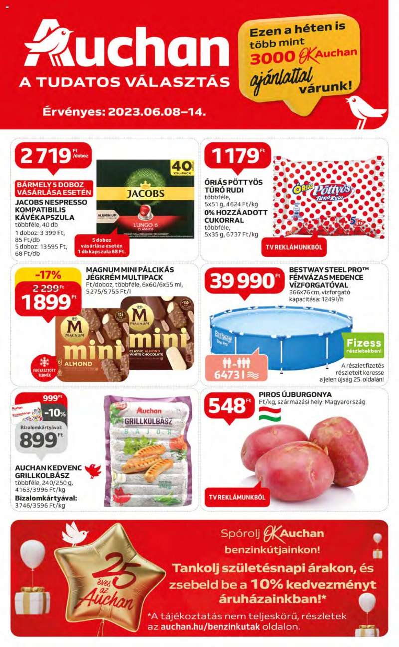 Auchan Hipermarket akciós újság 1 oldal