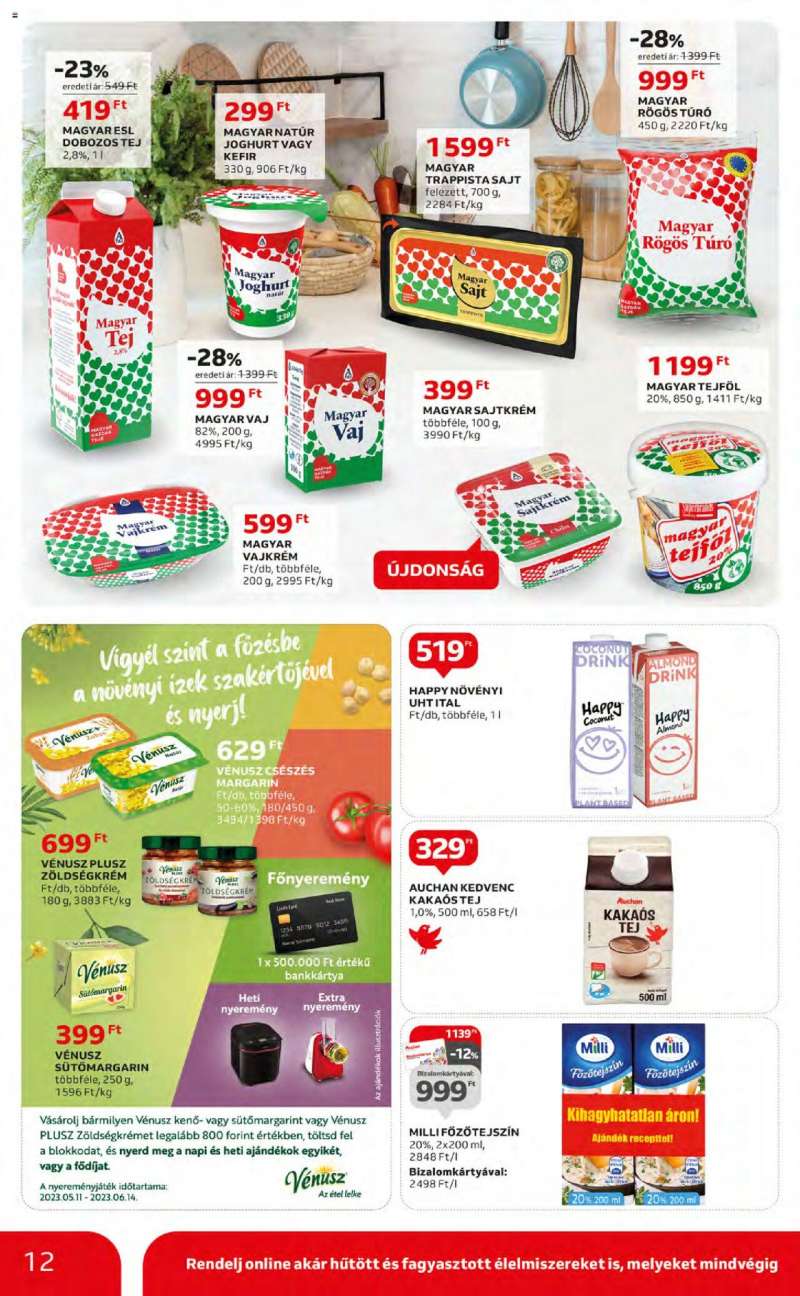Auchan Hipermarket akciós újság 12 oldal