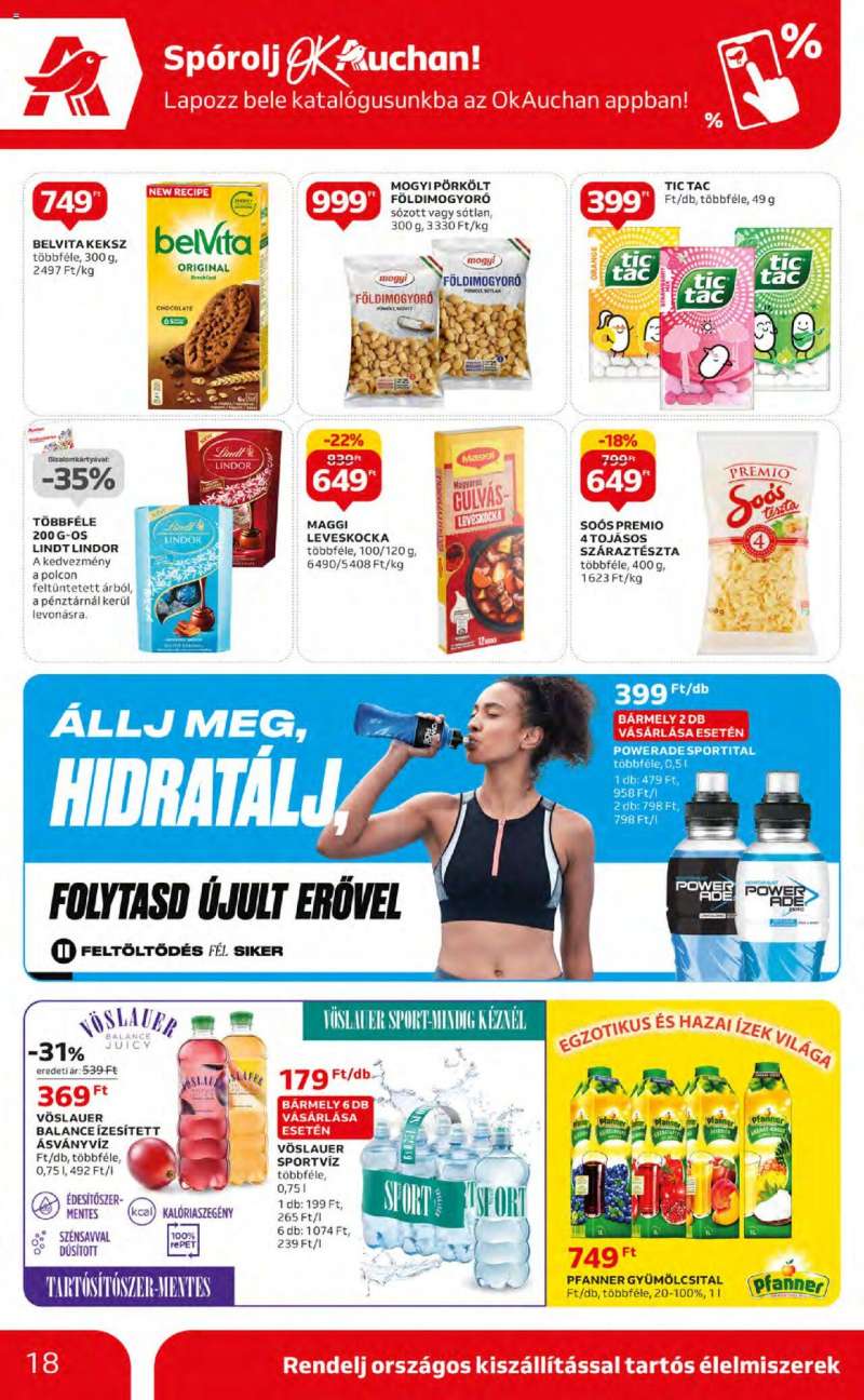 Auchan Hipermarket akciós újság 18 oldal