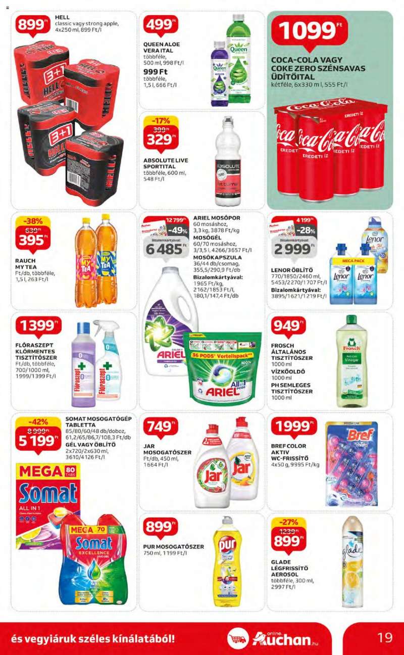 Auchan Hipermarket akciós újság 19 oldal