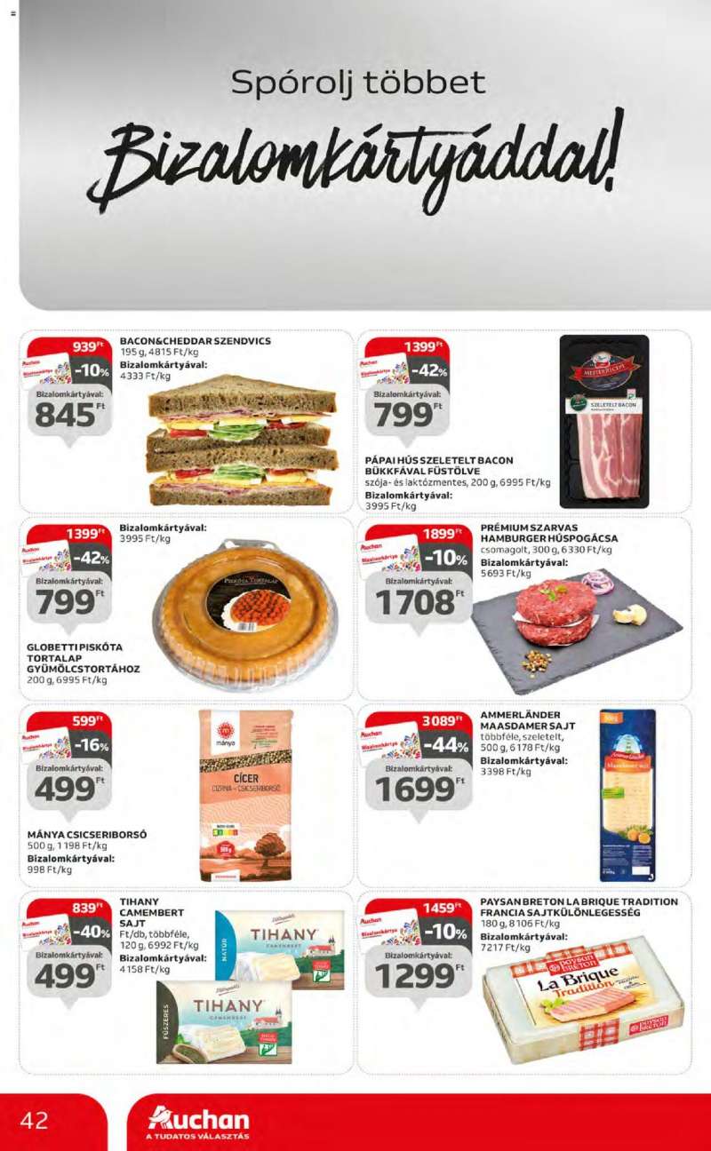 Auchan Hipermarket akciós újság 42 oldal