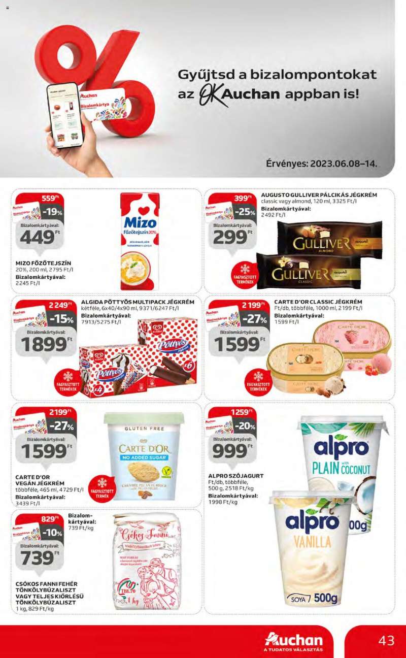 Auchan Hipermarket akciós újság 43 oldal