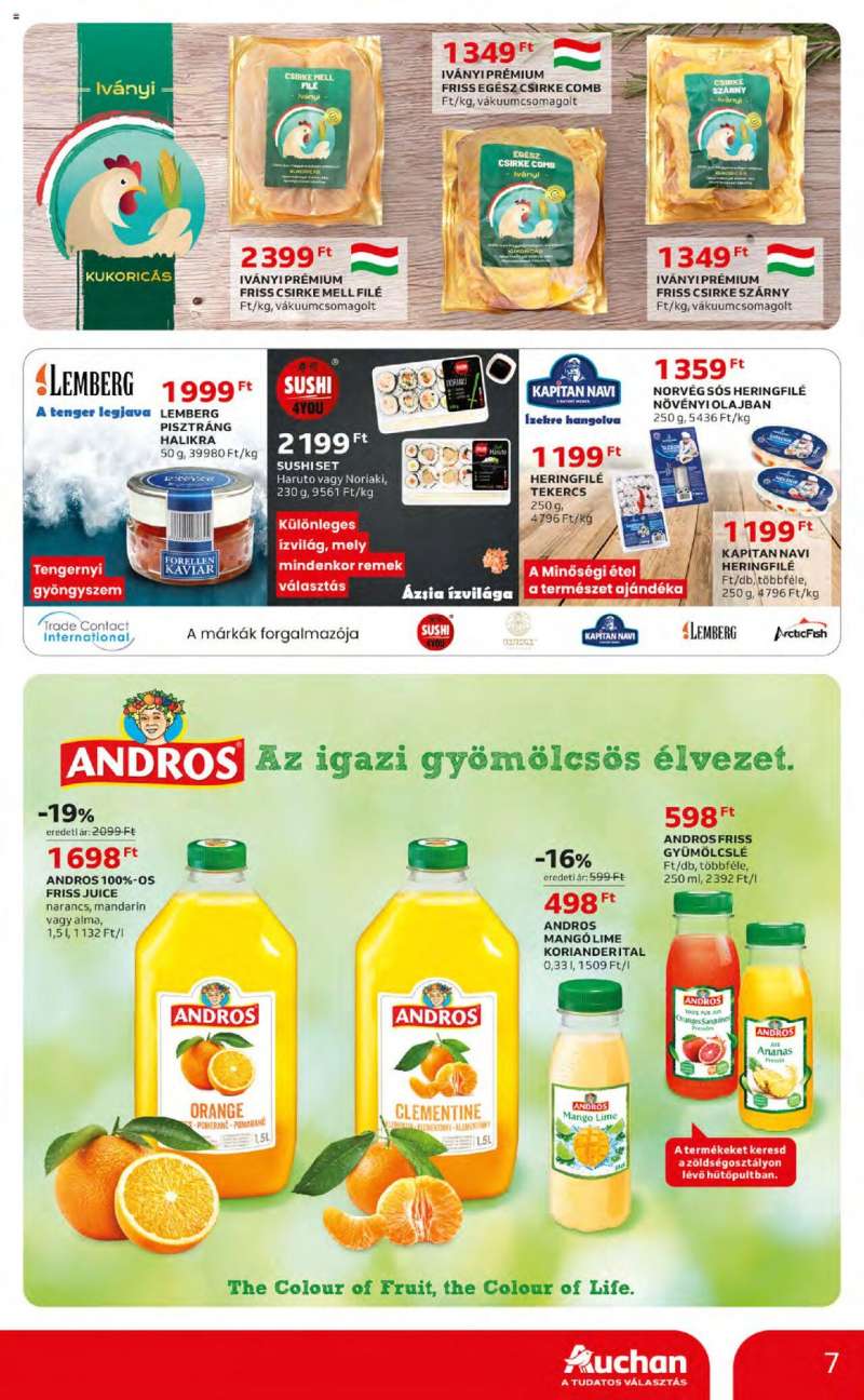 Auchan Hipermarket akciós újság 7 oldal