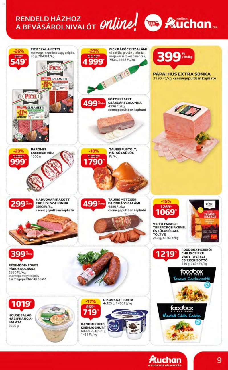 Auchan Hipermarket akciós újság 9 oldal