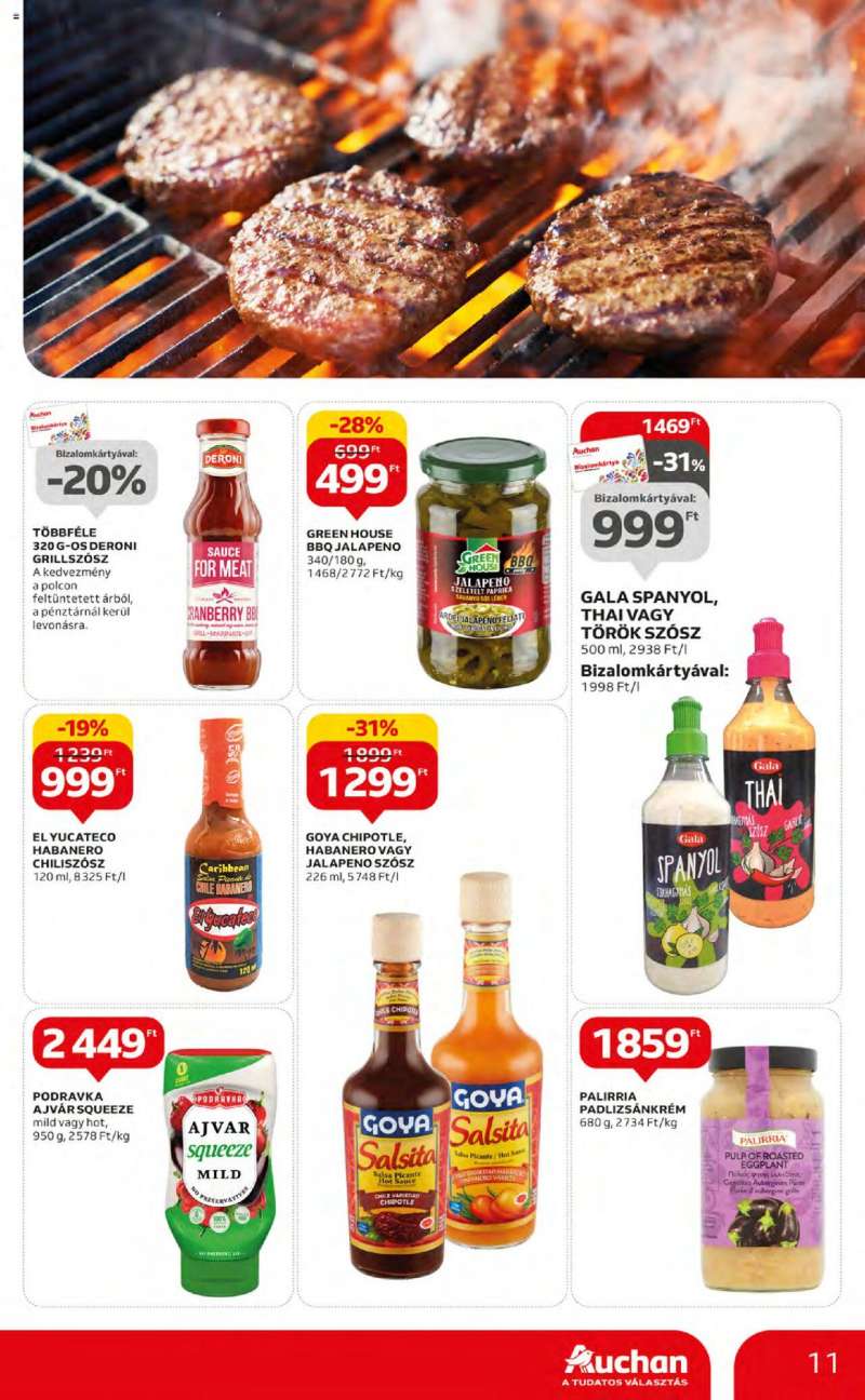 Auchan Nyári ajánlatok / Hipermarket 11 oldal