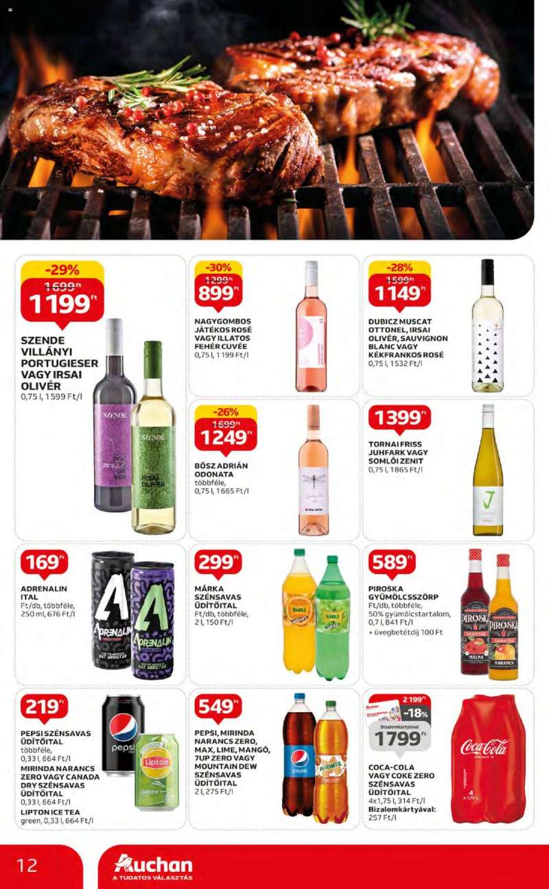 Auchan Nyári ajánlatok / Hipermarket 12 oldal