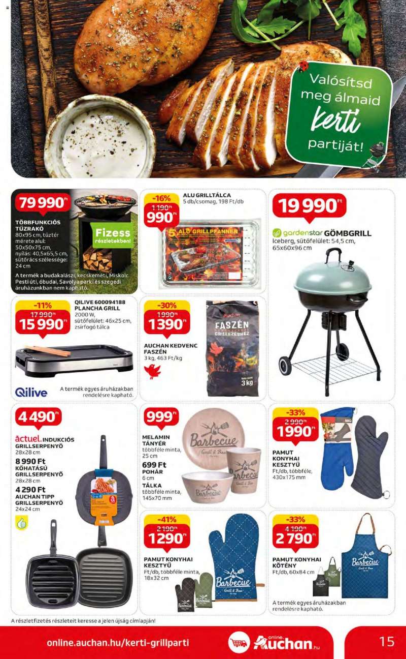 Auchan Nyári ajánlatok / Hipermarket 15 oldal